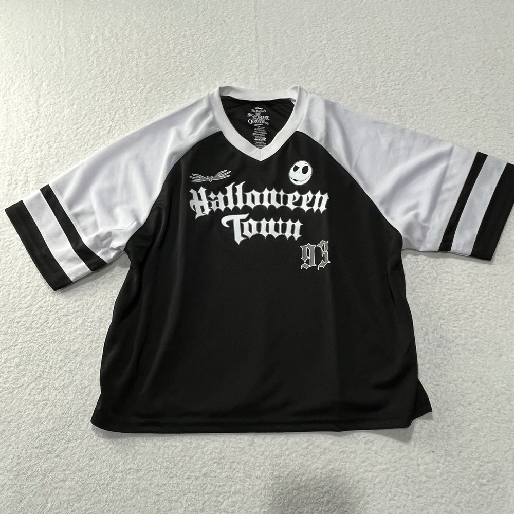 NEW!! Disney Tim Burton's The Nightmare Before Christmas Sports Jersey - Size: M